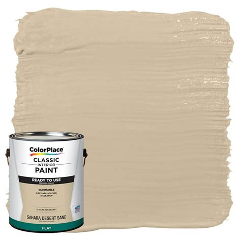 Colorplace Ready To Use Interior Paint Sahara Desert Sand 1 Gallon