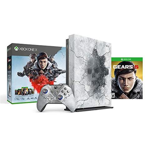 Microsoft Xbox One X 1tb Ssd Enhanced Gears 5 Limited Edition Arctic