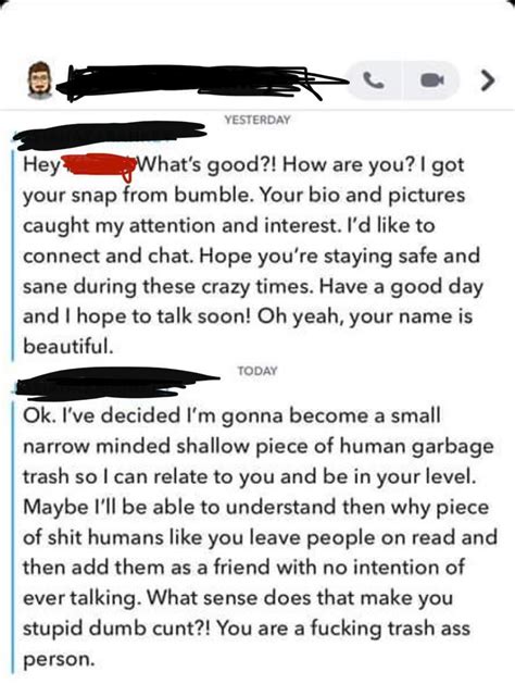 she was sleeping and woke up to these two messages niceguys