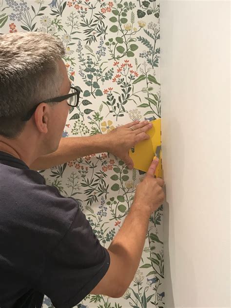 How To Apply Wallpaper Around A Corner Rambling Renovators