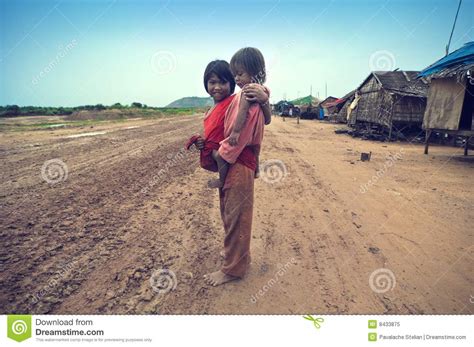 Poor Cambodian Kids Editorial Image Image 8433875