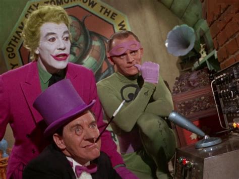 Batman 1966 The Joker Cesar Romero The Penguin Burgess Meredith The