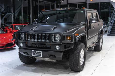 Used 2006 Hummer H2 Sut Recently Installed Matte Black Wrap Low Miles