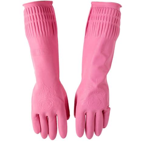 Kitchen Cleaning Latex Washing Gloves Household Durable Waterproof Dishwashing Gardening Glove