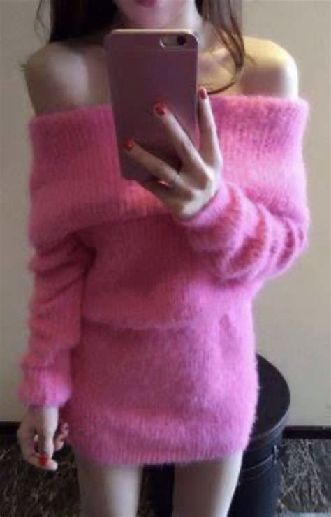 Pin By Jennie Lynn Salomon On Sweaterdress Angora Sweater Fuzzy