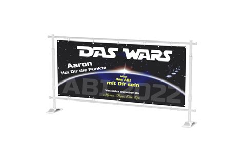 Abi Plakat Abisprüche und ABI Banner auf PVC Plane