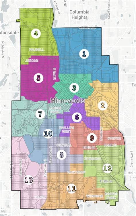 Redistricting Groups 1st Draft Of New City Council Wards Rminneapolis