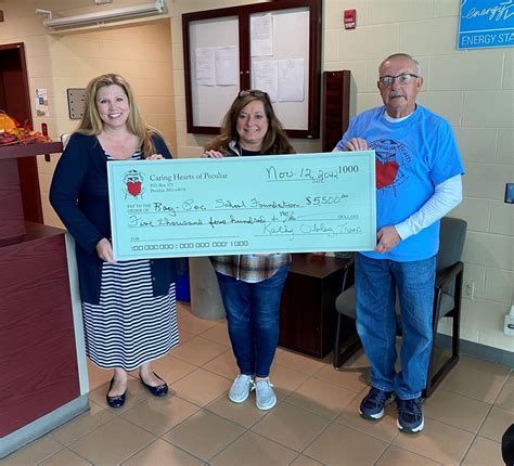 Caring Hearts Of Peculiar Donates To Ray Pec Public School Foundation