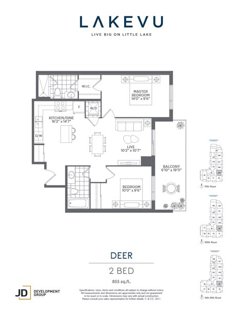 Lakevu Condos Phase 1 Deer Floor Plans And Pricing