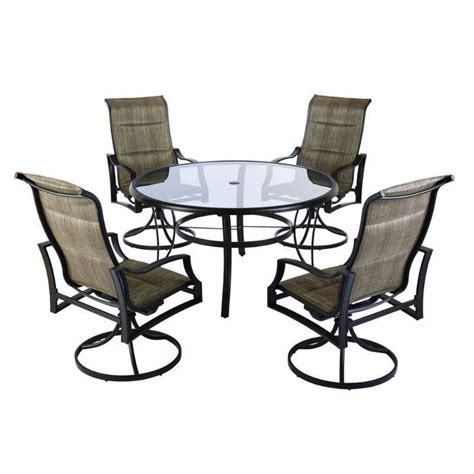 Here at hampton bay replacement cushions we specialize in quality outdoor cushions for your patio furniture set. Hampton Bay Statesville 4-Piece Padded Sling Patio Chair ...