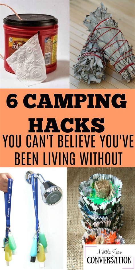 Camping Hacks Tou Can T Believe You Ve Been Living Without Camping Camping Hacks Outdoor