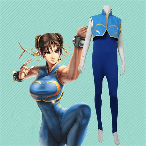 Street Fighter Chun Li Dress Girdle Game Cosplay Costume Free Shipping 7999