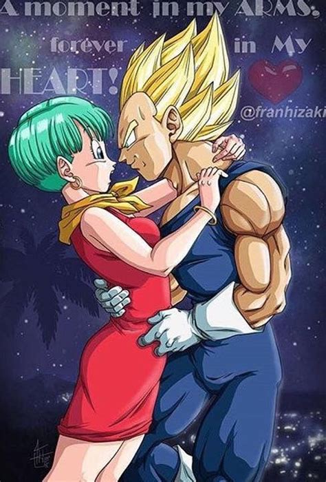 Aww Best Love Story Vegeta And Bulma Dragon Ball Dragon Ball Z