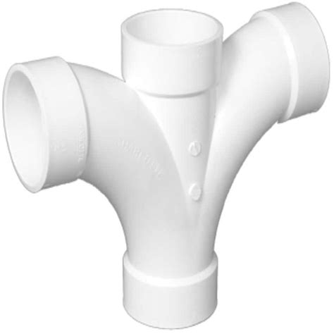 Shop Charlotte Pipe 3 In Double Fixture Fitting At