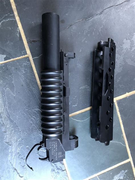 Barrel Mounted M203 And Heat Shield Other Gas Airsoft Forums Uk