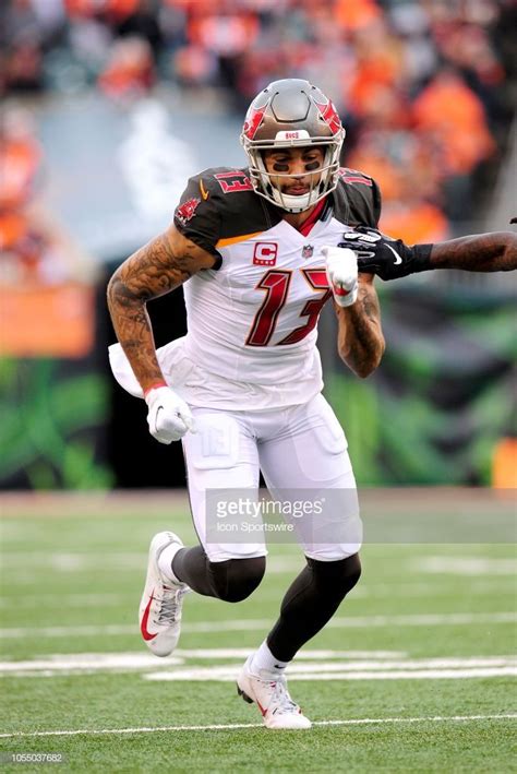 Tampa Bay Buccaneers Wide Receiver Mike Evans Runs A Route During The