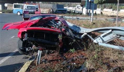 Ferrari California Crashed By Footballer Artem Milevskiy Gtspirit