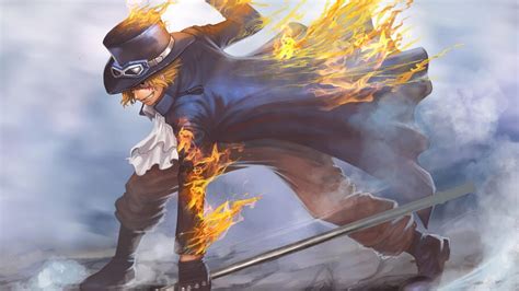 | see more sabo one piece wallpaper looking for the best sabo wallpaper? Sabo, Flame, One Piece, 4K, #6.786 Wallpaper