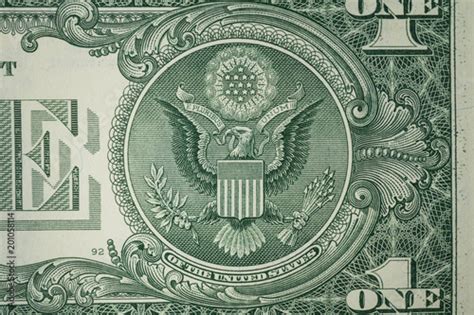 Eagle Of One Dollar Bill Stock Photo Adobe Stock