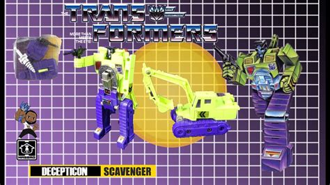 Transformers G1 Decepticon Scavenger Vintage 1985 Youtube