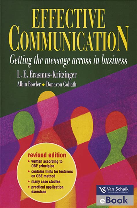 Ebook Effective Communication Epub Getting The Message Across In