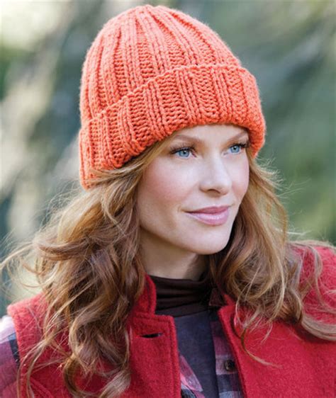 Easy Fit Ribbed Hat Free Knitting Pattern
