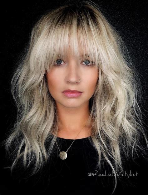 Pin By Debbie Gervais On H A I R Blonde Hair With Bangs Blonde Hair