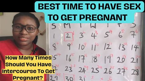 When To Have Sex To Get Pregnant How Many Times Should You Have Sex To Get Pregnant Youtube