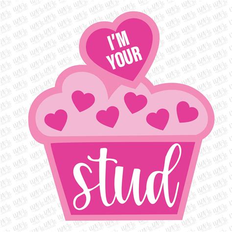 I M Your Stud Muffin Svg Eps Png Valentine S Day Etsy
