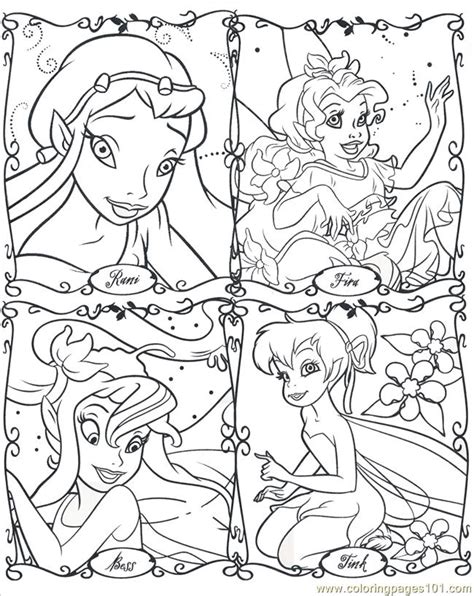 Disney Fairy Coloring Pages Coloring Home