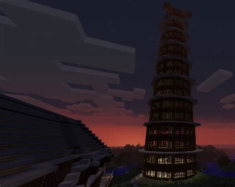 Minecraft Castle And Tower 03 By Spectraldraconicwolf On Deviantart