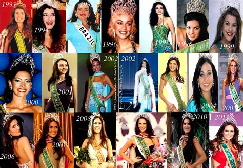 Mundo Miss Misses Brasil De Todos Os Tempos