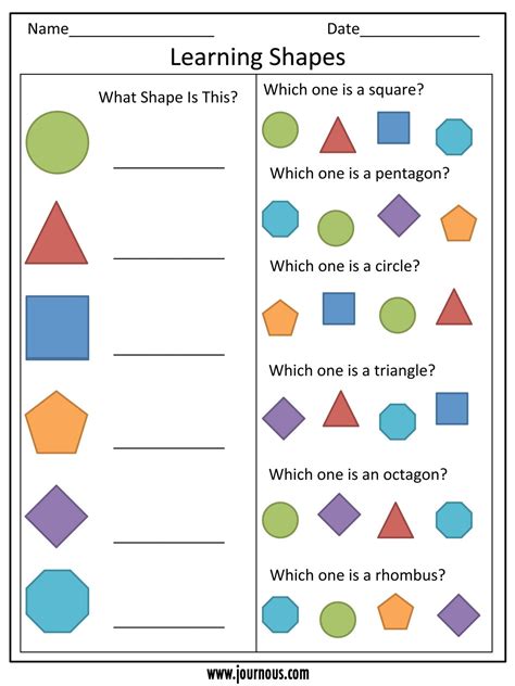 Cool Shape Activity Sheets For Kindergarten 2022 Thekidsworksheet