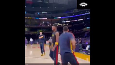 Steph Curry Crazy Pre Game Floater YouTube