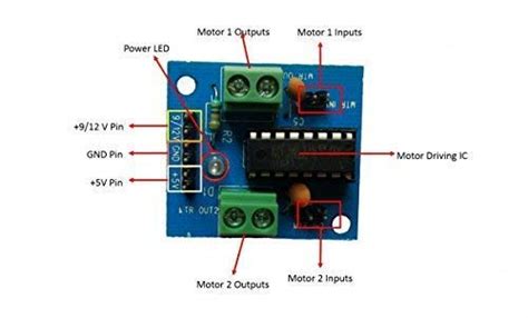 L293d Motor Driver Pinout Datasheet Arduino Connections 41 Off