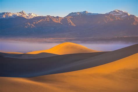 Mesquite Flats Sand Dunes Death Valley National Park Ca Usa Oc