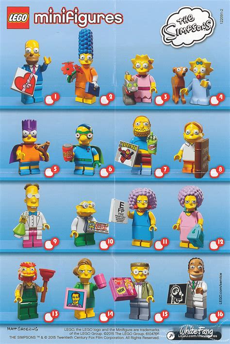 lego building toys lego complete sets and packs nelson muntz lego minifigures cmf simpsons series