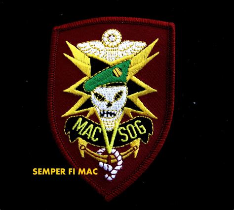 Macv Sog Hat Patch Us Army Military Assistance Command Vietnam Special