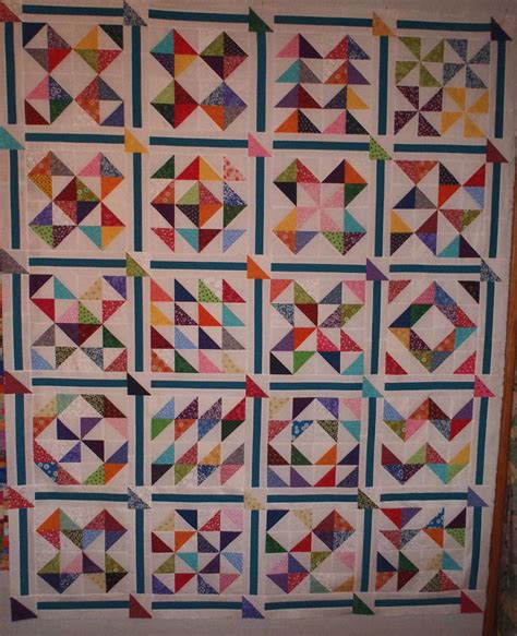 Hst Sampler Top Done Half Square Triangle Quilts Half Square