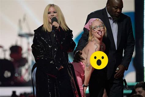 Avril Lavigne Curses Off Topless Protester During Awards Speech Outkick