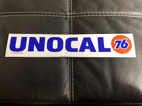 Unocal 76 Contingency Decal 90s Nascar Etsy