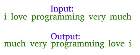 Reverse Words In A Given String Geeksforgeeks