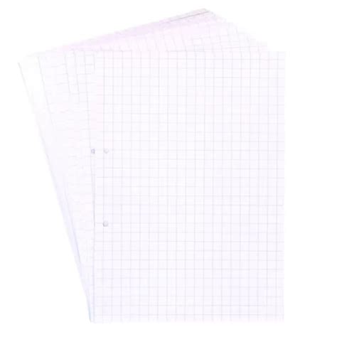 A4297 X 210mm Maths Paper 10mm Squared 2 Hole Punched 1 Ream500