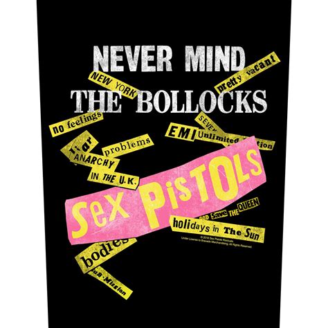 Backpatch Sex Pistols Never Mind The Bollocks Bp1116 Bestialro