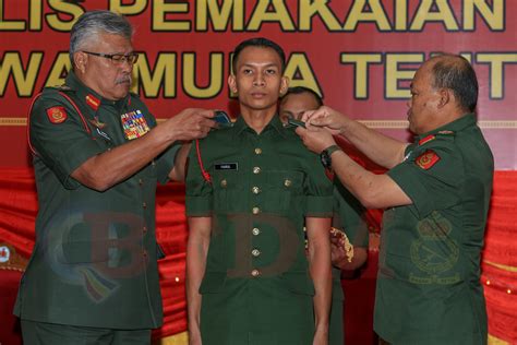 147 Pegawai Kadet Upnm Dipakaikan Pangkat Berita Tentera Darat Malaysia