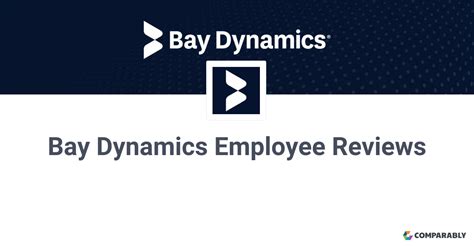 Bay Dynamics Employee Reviews Comparably