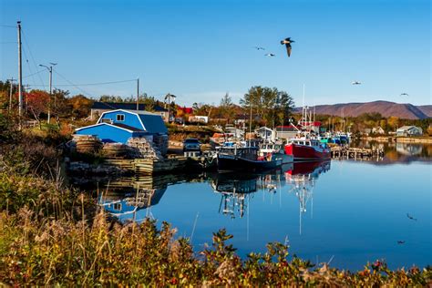 Dingwall Fishing Boats Cape Breton Nova Scotia Canada