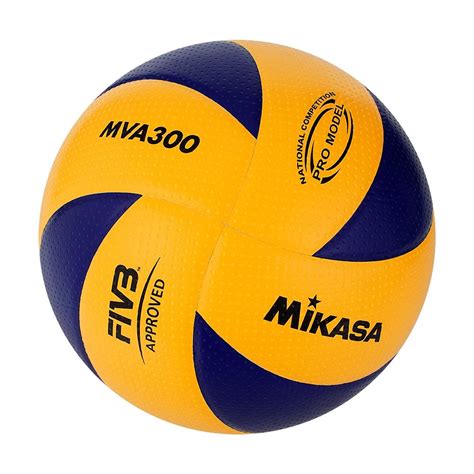 Bola Volei Mikasa Mva 300 Azul E Amarelo Netshoes