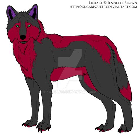 Blackfire Wolf By Kkwolf16 On Deviantart