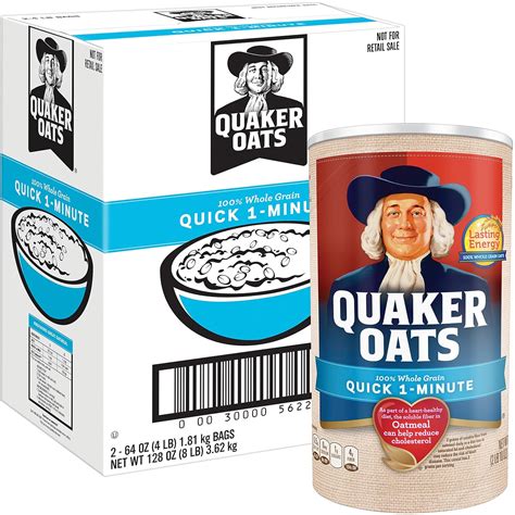 Quaker 1 Minute Oatmeal Nutrition Label Quaker Oats Quick Oats Page 1